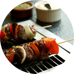 brochette cercle